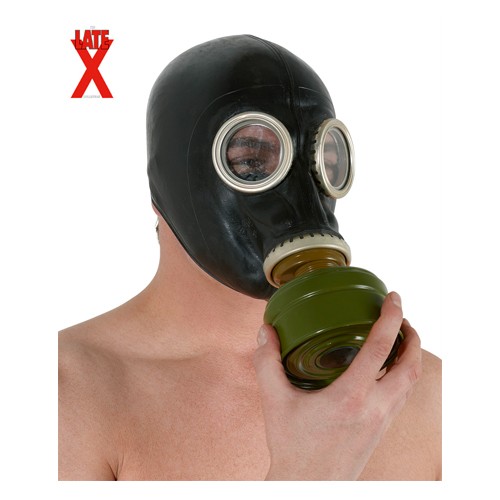 Gasmaske aus Latex